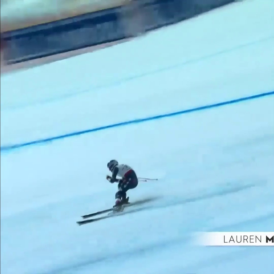 Lauren Macuga JUST DID THAT! 👏 She earns her FIRST career World Cup win and becomes the first American woman to win the super-G in St. Anton. 🏆