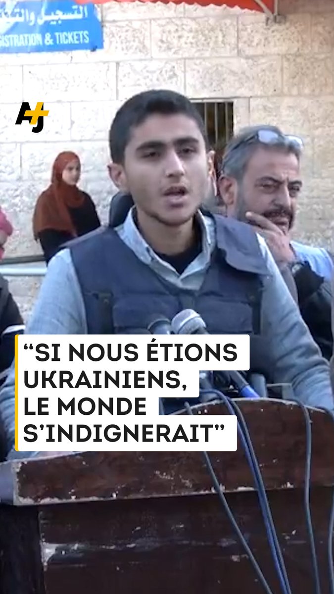 “Peut-être qu'avec des cheveux blonds et des yeux bleus, le monde s'indignerait pour nous.” Abubaker Abed dénonce l’inaction mondiale face aux attaques visant les journalistes à Gaza.