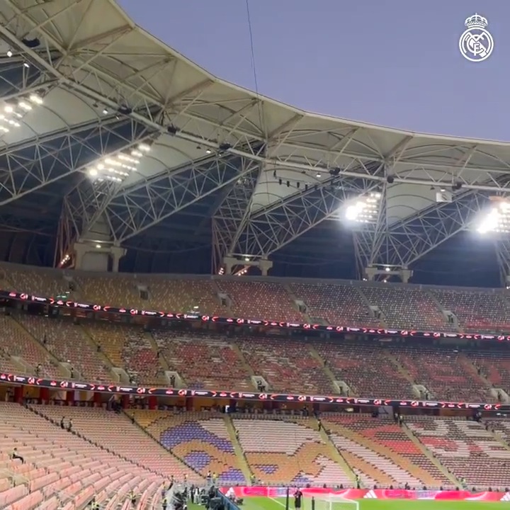 🏟️👌 ¡Todo listo! #SuperSupercopa