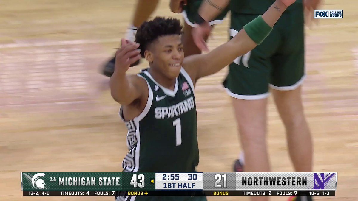 FEARS TO BOOKER 💥 The Spartans offense is electric 😤 Michigan State Men's Basketball