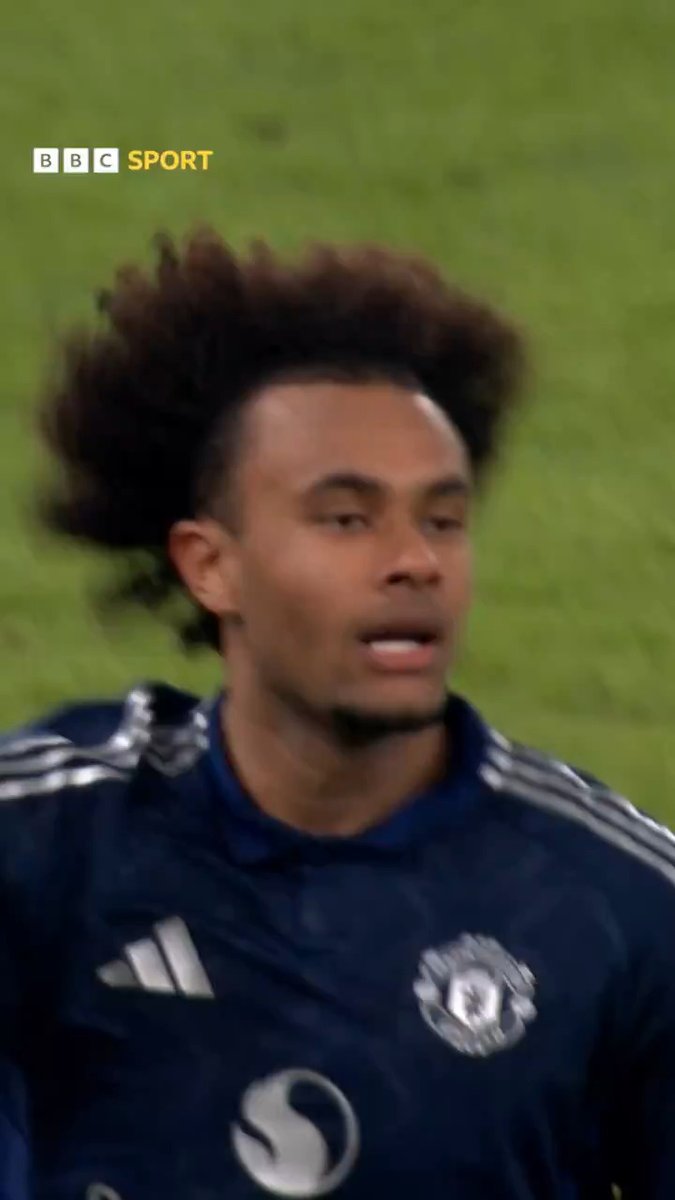 Cool. Calm. Collected. 😎 Here's the moment Joshua Zirkzee sent Manchester United through to the fourth round of the #FACup. #BBCFootball #BBCFACup