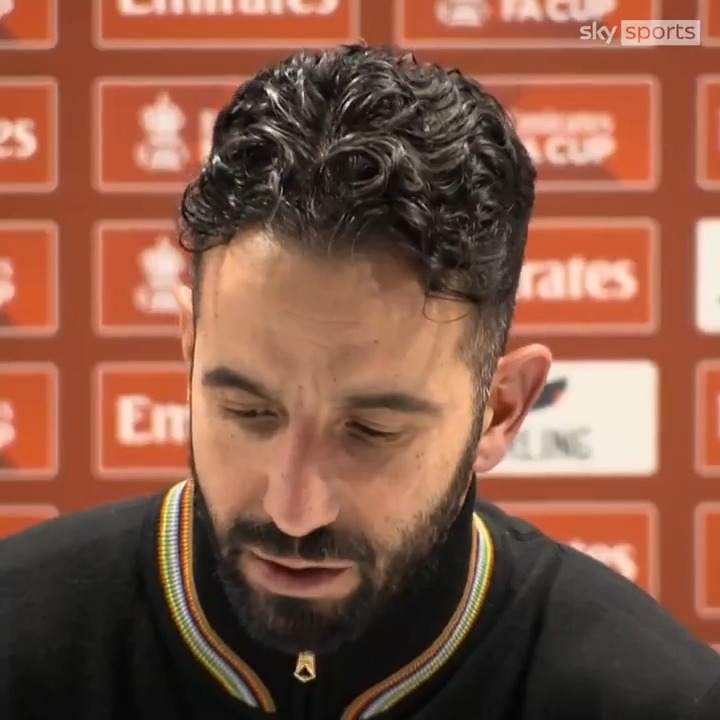 "Today he was our hero" 🙌 Ruben Amorim praised Altay Bayındır's performance as Manchester United knocked Arsenal out of the FA Cup on penalties 👇
