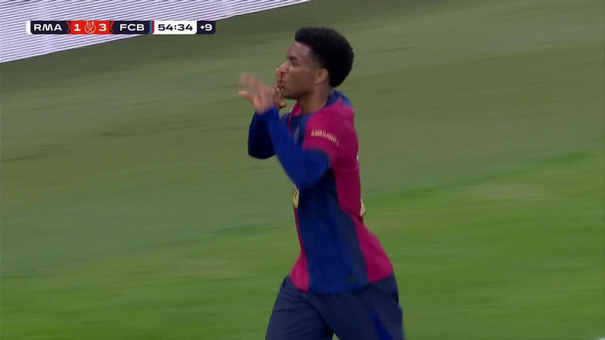 BALDE MAKES IT 4-1 AND BARCELONA ARE DESTROYING REAL MADRID YET AGAIN 😮💨 📺 ABC