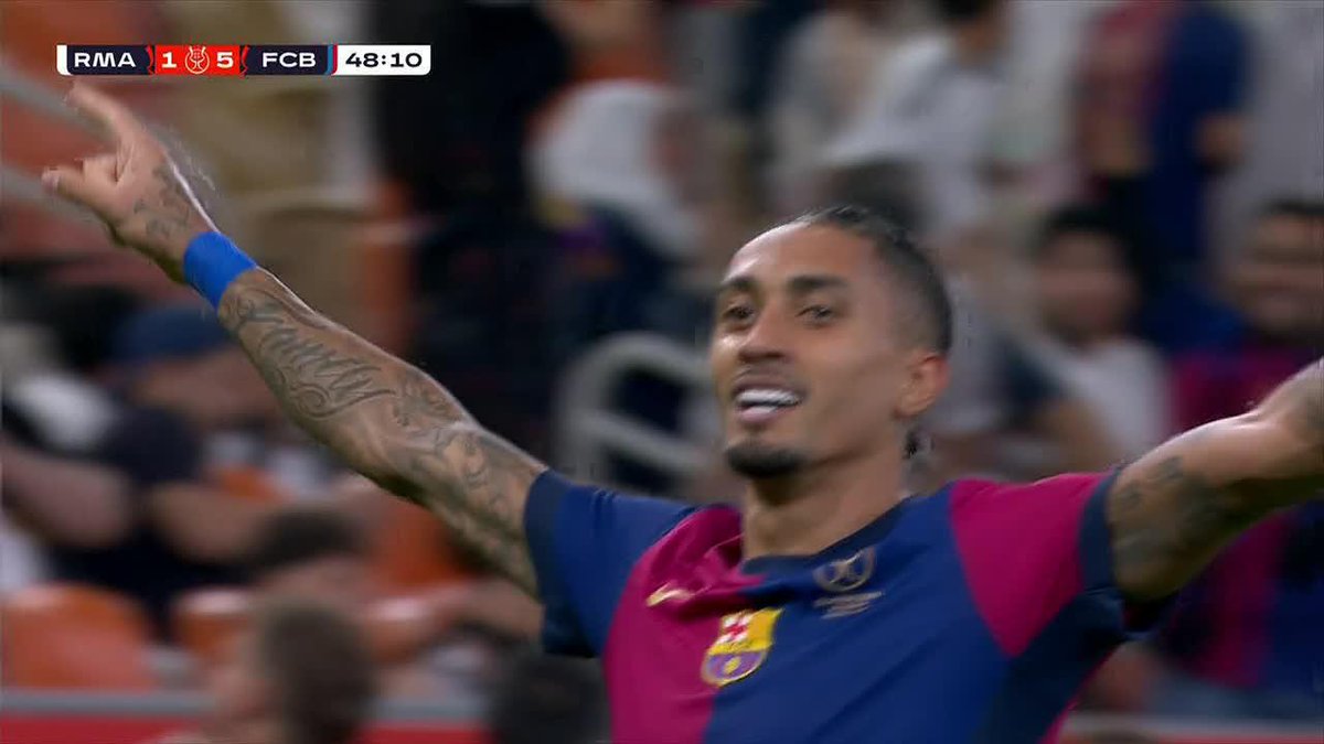 RAPHINHA MAKES IT 5-1 BARCELONA! A HISTORIC ANNHILATION OF REAL MADRID 😱 📺 ABC