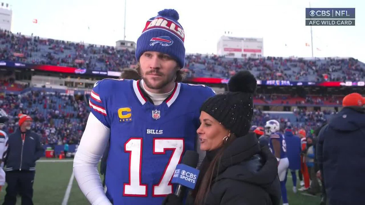 Josh Allen vs Lamar Jackson next week Josh Allen gives Tracy Wolfson a preview of what's to come