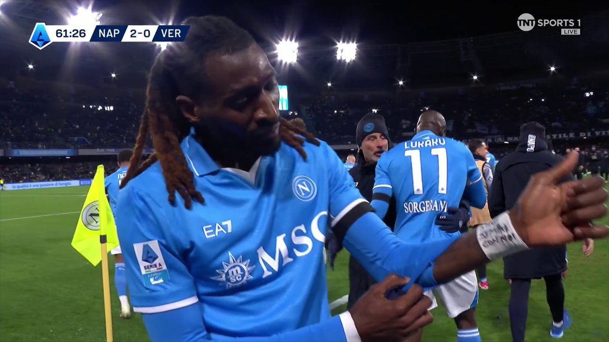 A rocket from Frank Zambo Anguissa to double the lead for Napoli! 🚀 📺 TNT Sports &amp; discovery+ UK