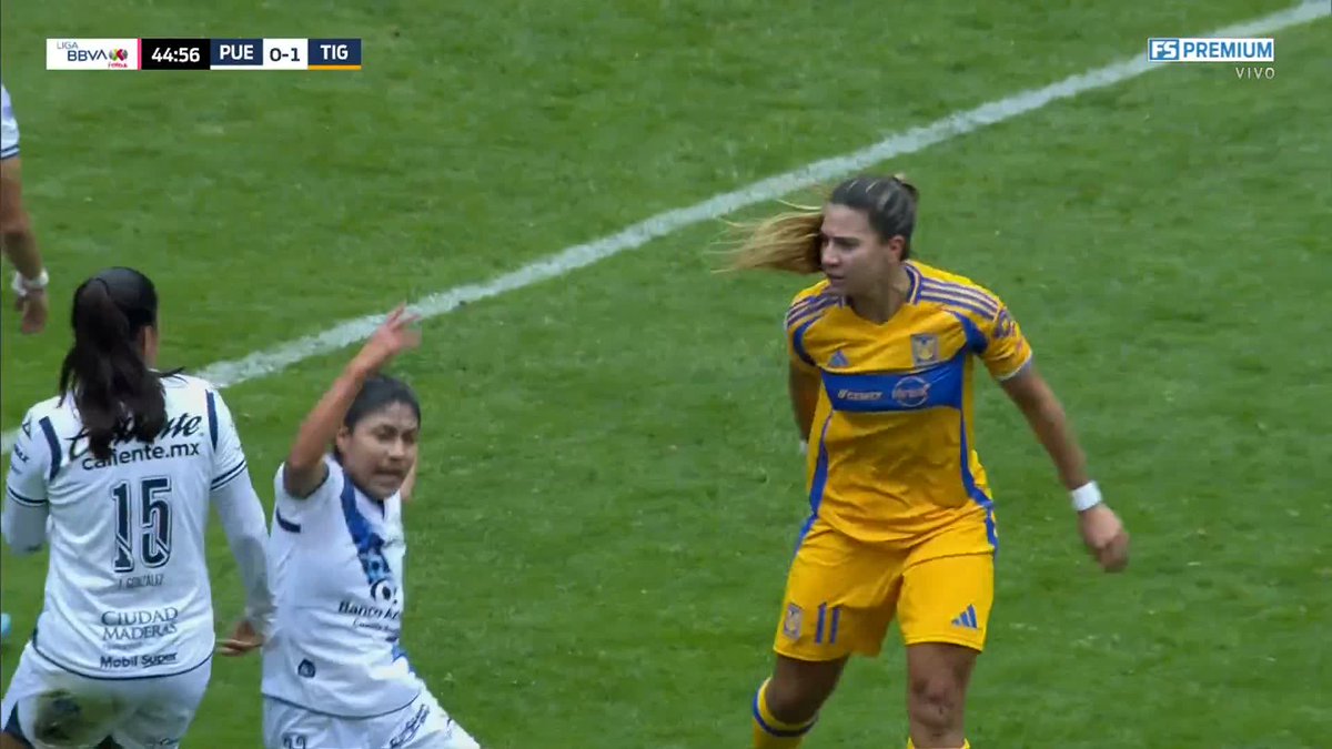 Alguien ya debería de levantar la voz contra esta jugadora ¿no? 😡 Es increíble que cada partido tenga al menos un cruce o una actitud como esta. O Tigres trabaja en el manejo de sus emociones o la Liga hace algo. LA VINICIUS DE LA LIGA MX FEMENIL 😤