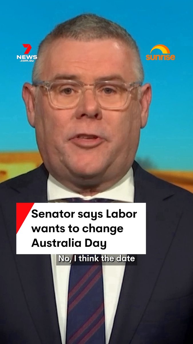 Queensland Labor Senator Murray Watt has told Sunrise Labor wants to change the Australia Day date, before quickly correcting himself. Should we change the date? Or, do you agree with the new polling results? #australiaday #datedebate #australiadaydebate #australia #january26 #news #7NEWS