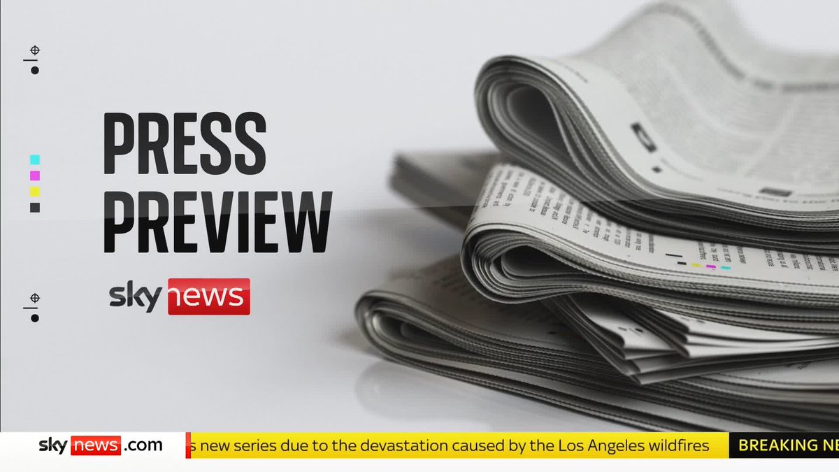 What’s on Monday’s front pages? 📰 Sky's Anna Botting takes a first look on the Press Preview with Anna Soubry 🇬🇧🏴🇺🇦🇪🇺🖤🤍 and Zoë Grünewald 🗞️ 📺 Sky 501, Virgin 602, Freeview 233 and YouTube