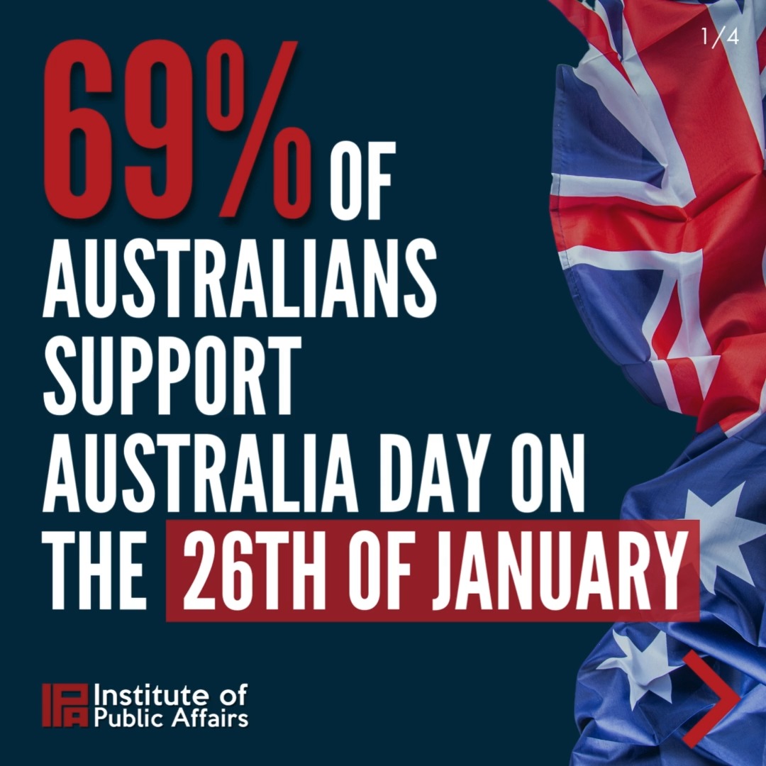 69% of Australians support Australia Day being held on the 26th of January. Mainstream Australians have had a gutful of the elites who continually seek to divide and denigrate our nation and they are not afraid to stand up for our values #auspol #australia Find out more: