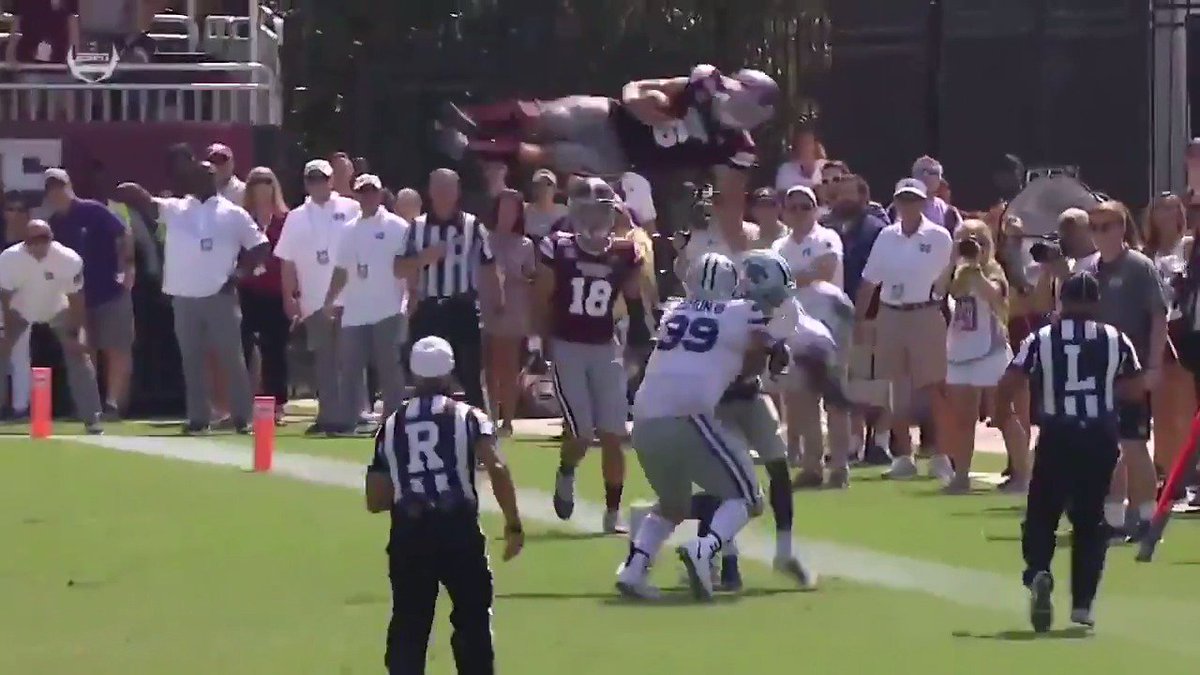 *Jayden Daniels jogs out of bounds
