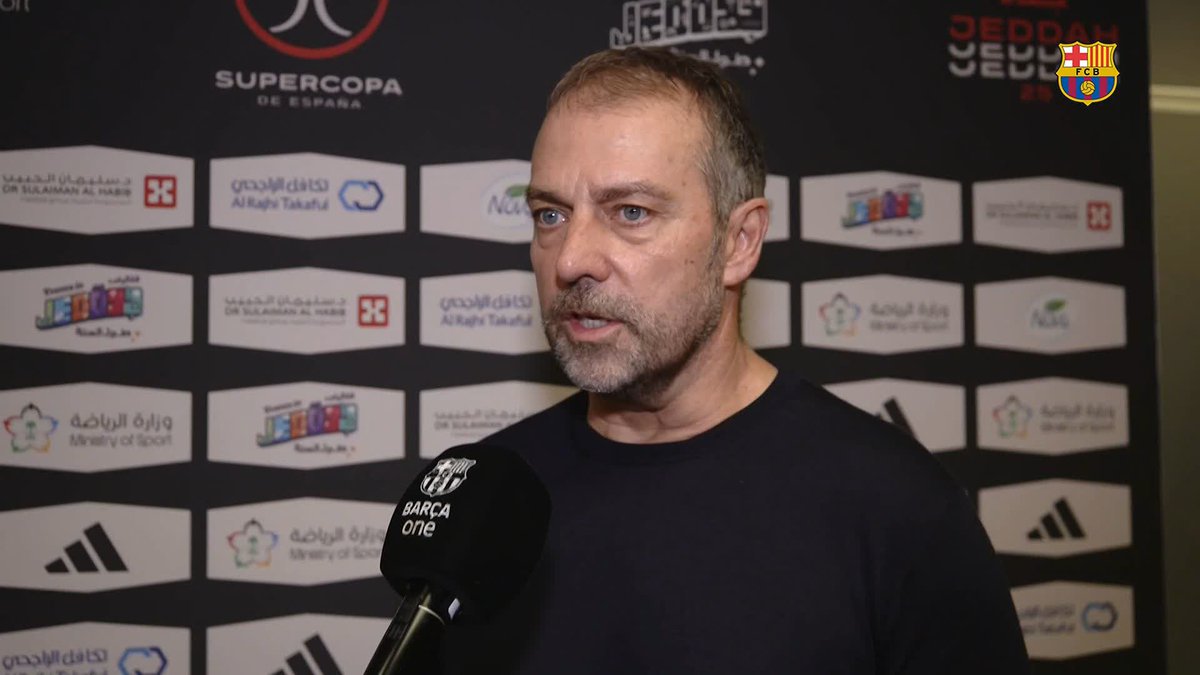 🎙️ HANSI FLICK: "We defended as a unit. Congrats to the team." #ElClásico