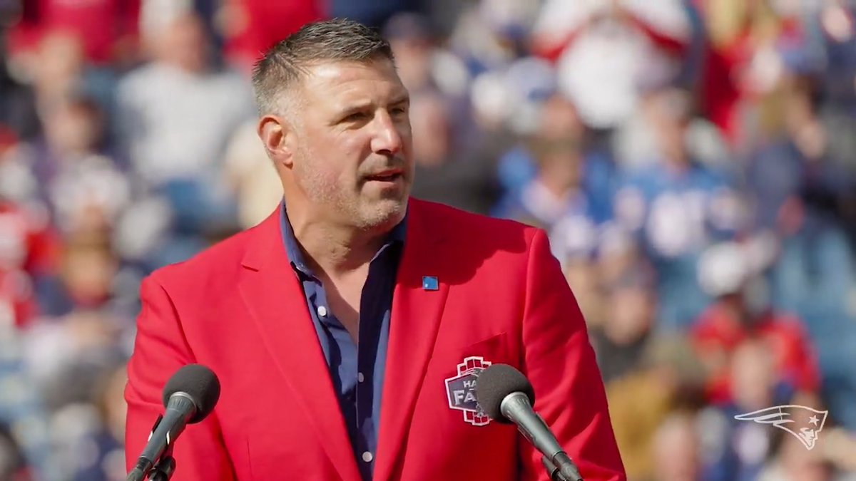 90% chance Mike Vrabel opens his first team meeting with this video, takes a long pause, then says, “what do I know. I did it for 14 years. Right, [insert player’s name]? “