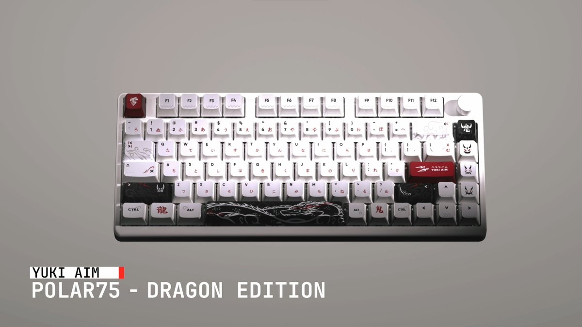 Unveiling the Yuki Aim Oni 2.0 Polar75 Keyboard • 8,000 Hz Polling Rate • Hall Effect Magnetic Switches • Limited Edition Numbered Backplate Available for pre-order on 1.15.25 日本国内では1月15日ふもっふのおみせにて予約販売開始。
