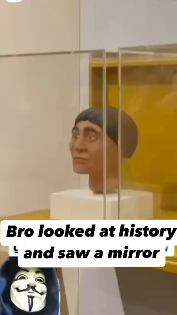 Imagine walking into a museum and seeing yourself….