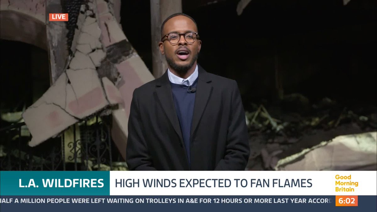 The Los Angeles wildfires death roll rises to 24. The LA County Sheriff says 16 people are missing. Firefighters are entering a critical stage in their battle against as high winds threaten to undo progress made in the fight against the flames. Noel Phillips reports.