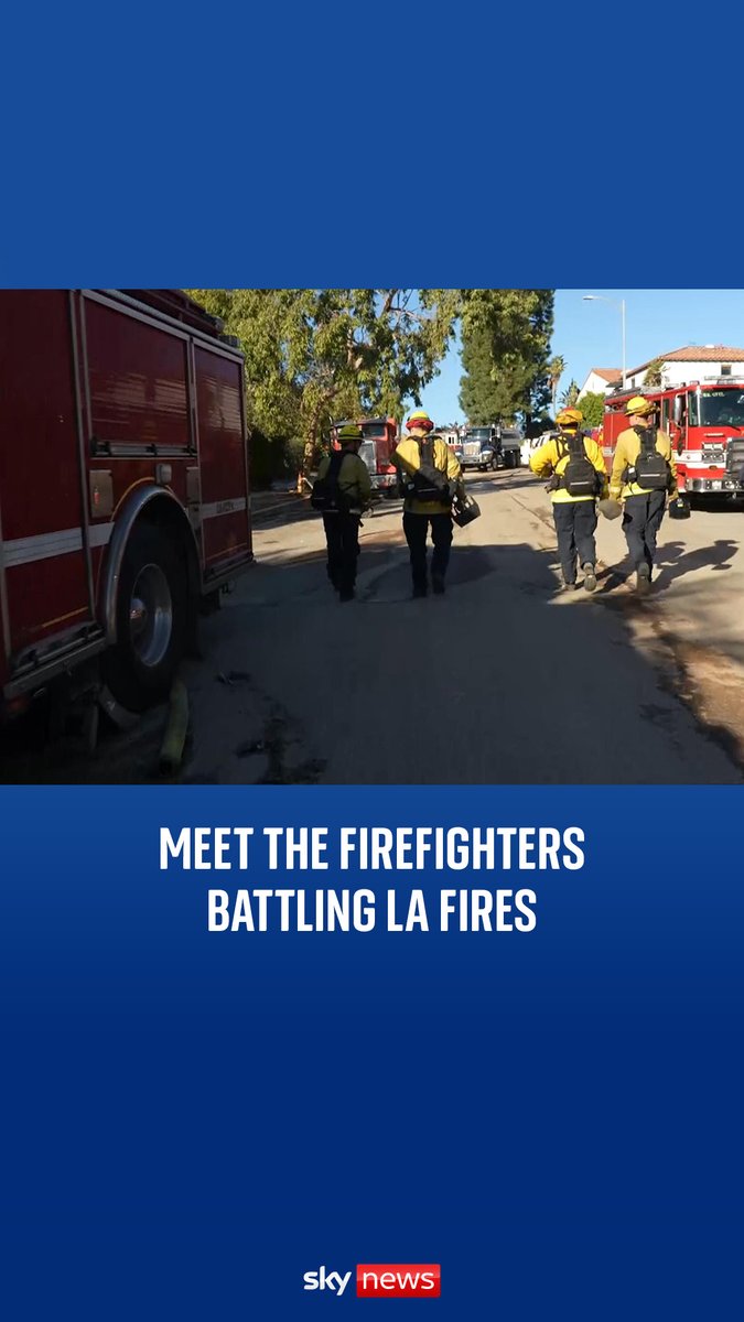 ‘We didn’t know how bad this fire was’. JayneSeckerSky meets the firefighters battling the blazes in LA. Read more: