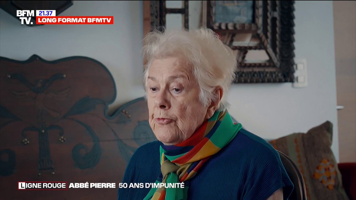 💬 "Il m'a frotté les seins et a mis sa langue dans ma bouche" ➡ Esther Romero, journaliste, dit avoir été agressée sexuellement alors qu'elle interviewait l'Abbé Pierre #Lignerouge