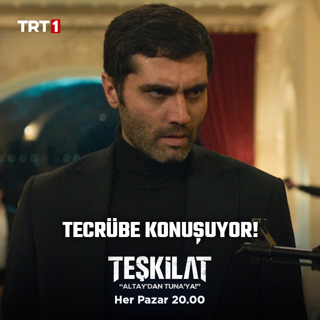 Tecrübe konuşuyor! 😁 #Teşkilat yeni bölümüyle pazar 20.00’de TRT 1’de! 💥