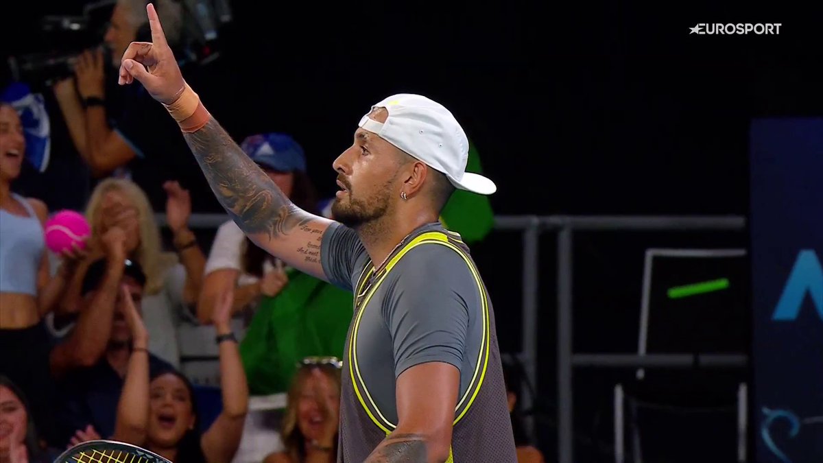 Nick Kyrgios fa impazzire la John Cain Arena così 🤯🤯🤯 #EurosportTENNIS #Tennis #AusOpen #AO2025