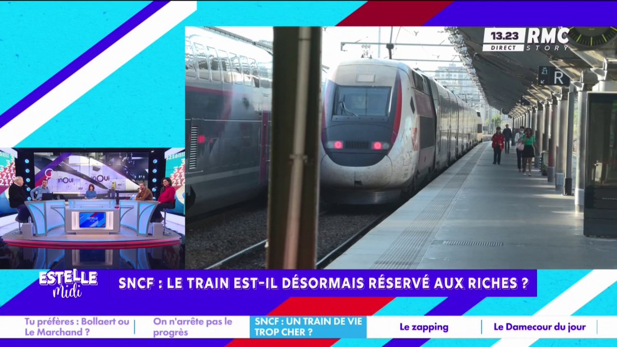🚅 SNCF : le train est-il désormais réservé aux riches ? 📞 Barbara au 3216 : "Boulogne-sur-Mer en partant d'Aix-en-Provence, en TGV, on en était à 170€ les deux allers-retours... En avion : 87€ les deux allers-retours !" #EstelleMidi