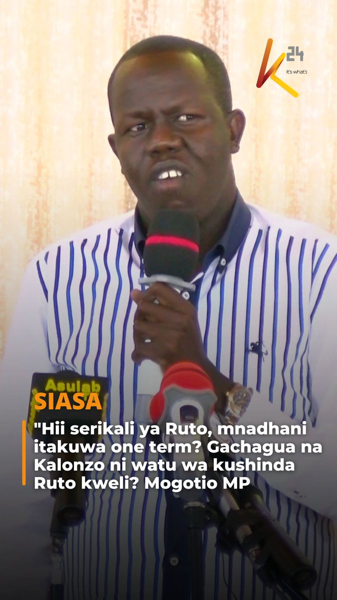 "Hii serikali ya Ruto, mnadhani itakuwa one term? Gachagua na Kalonzo ni watu wa kushinda Ruto kweli? Mogotio MP Reuben Kiborek.