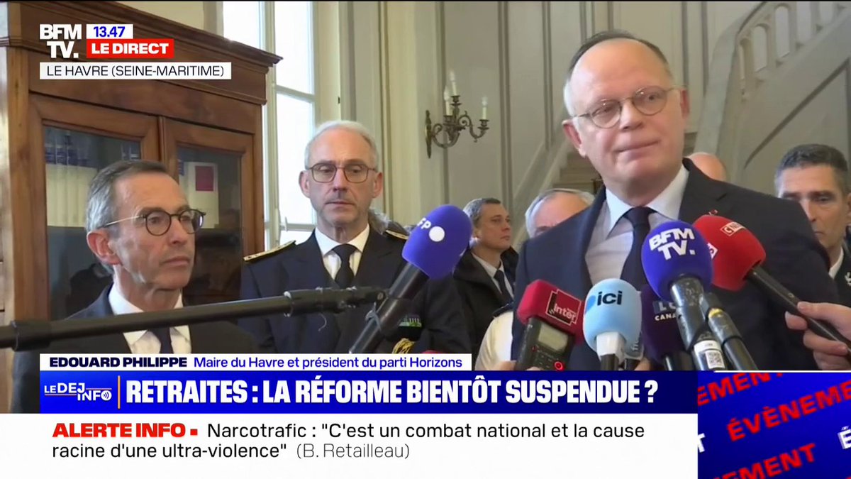 💬 "Il faut avoir dire le courage de se dire la vérité" Édouard Philippe, maire du Havre, réagit au dérèglement du système de financement des retraites
