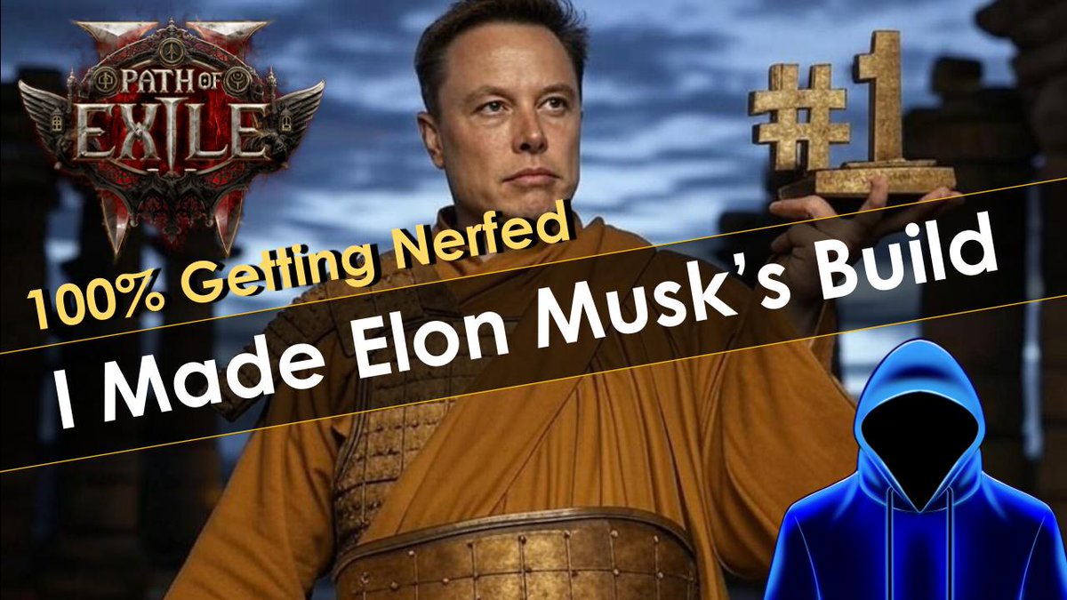 I made Elon Musk's dream build in #pathofexile2 last night and wanted to showcase it so everyone can see how powerful you can really become.