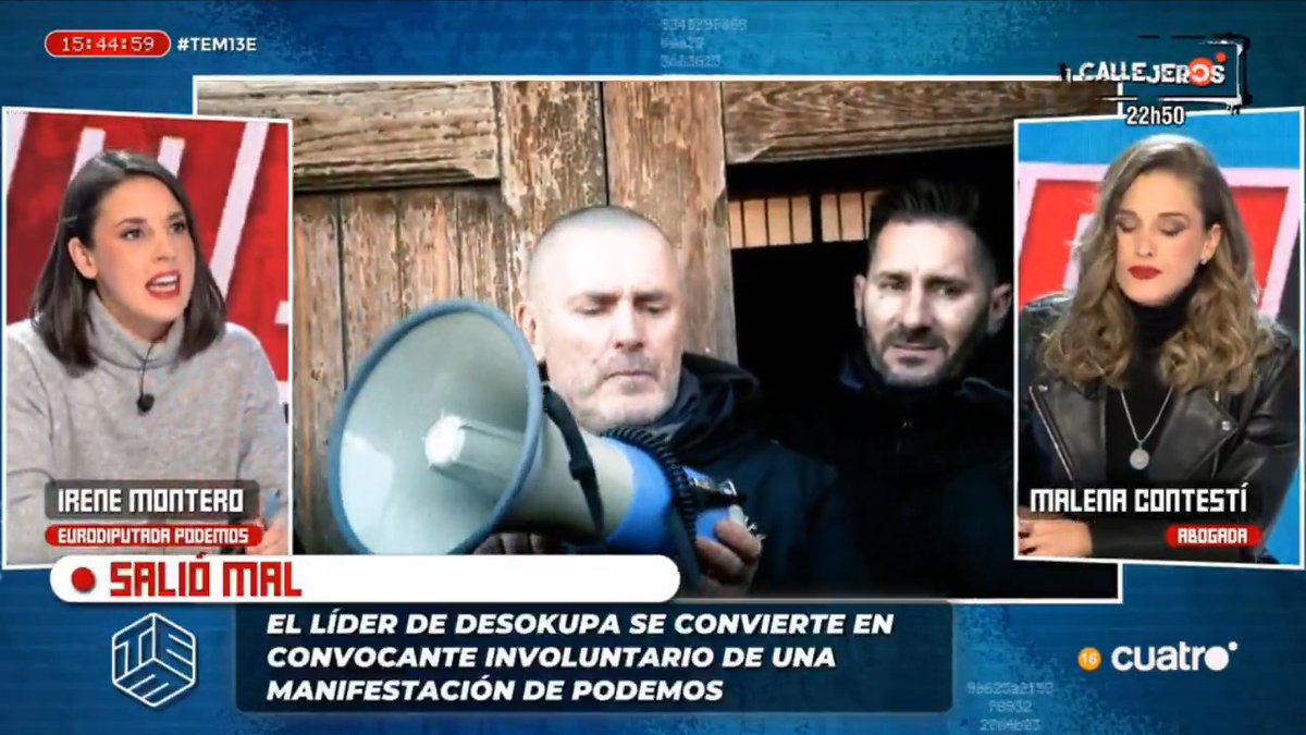 El problema de la vivienda en España no es la ocupación, es que la gente no tiene dinero para pagar el alquiler. Hacer negocio echando a la gente de sus casas cuando peor lo pasa es una crueldad que vulnera los derechos humanos. 🎥 Irene Montero