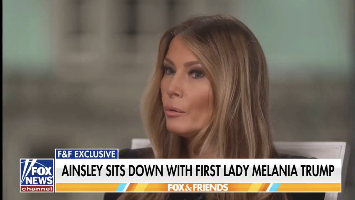 Melania Trump: “I don’t always agree with what my husband is saying or doing…I give him my advice and sometimes he listens, sometimes he doesn’t.”