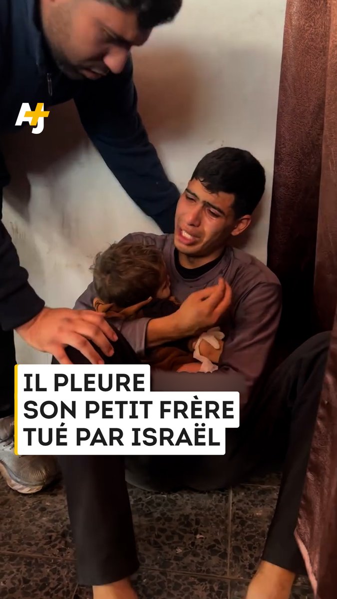 Ce jeune Palestinien a perdu son petit frère dans un bombardement israélien à Gaza :