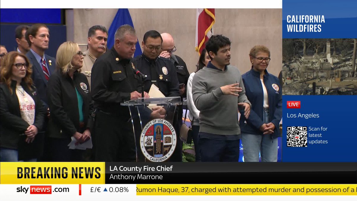 'We're absolutely better prepared for this coming severe fire weather event.' JayneSeckerSky asks LA County Fire Chief Anthony Marrone how confident he is about the fire department's level of preparedness ahead of more possible wildfires. Live updates: