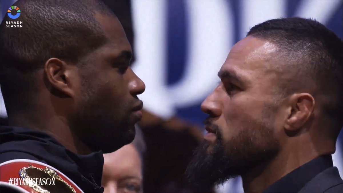 ‼️ Daniel Dubois vs Joseph Parker first press conference face-off ahead of Feb 22nd… [🎥 Queensberry Promotions]