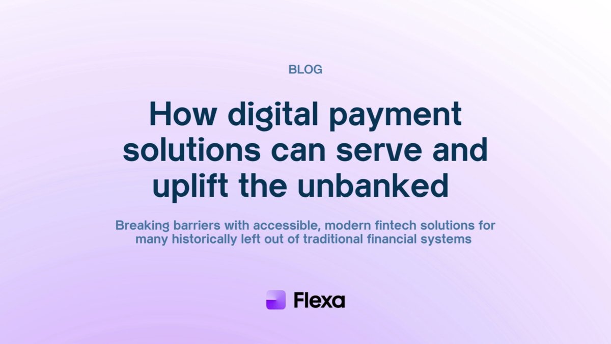 1.4 billion people are unbanked. High fees. No internet access. Inconvenient hours. Flexa is breaking down these barriers with fast, secure, and accessible digital payments. See how we’re opening new pathways for financial inclusion: