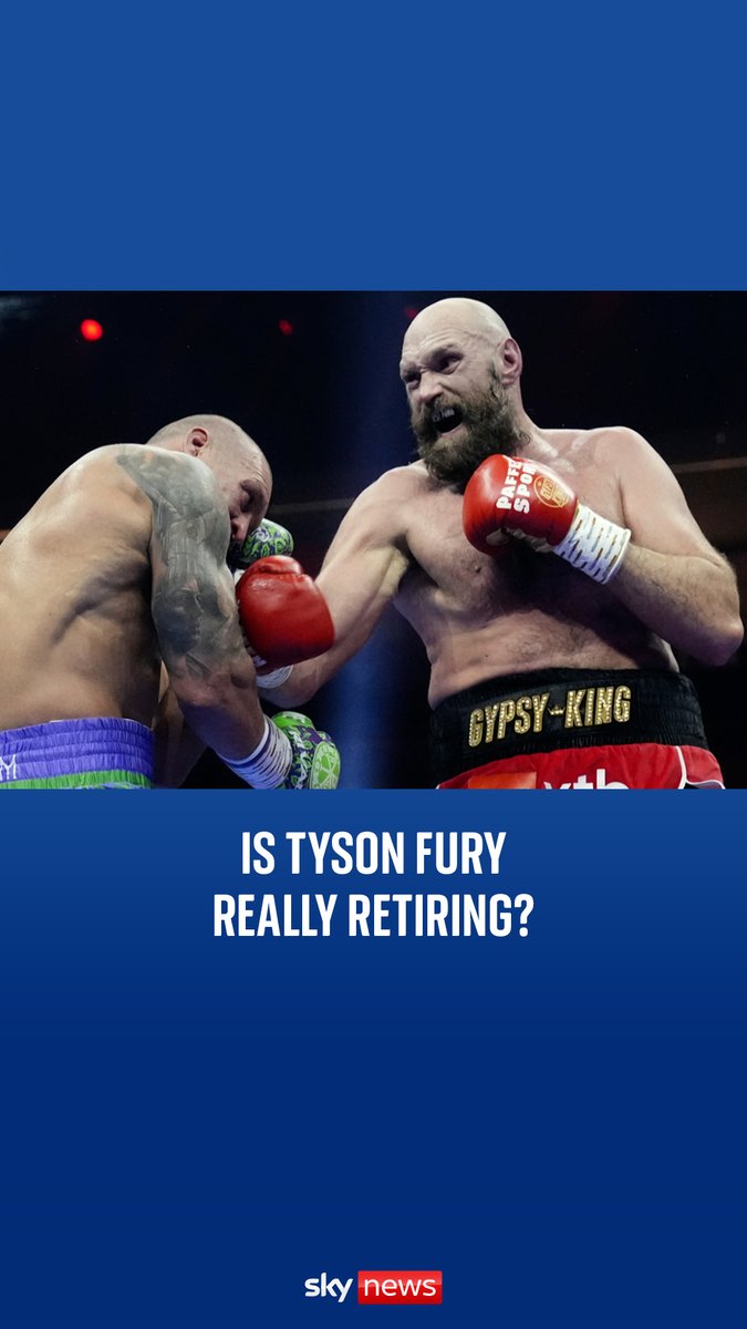 Tyson Fury previously said he was done with boxing in 2022 when he defeated Dillian Whyte, but he made his return before the end of that year. Sky's Rob Harris breaks down the boxing champ's most recent retirement announcement... Full story ➡️