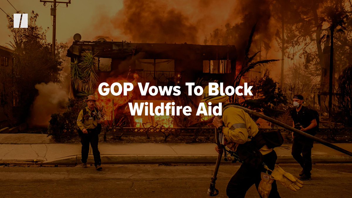 As the devastating wildfires continue to ravage Los Angeles, Republican lawmakers are threatening to withhold disaster relief funding.