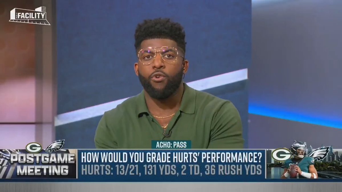 Jordan Love had 0 touchdowns and 3 interceptions, yet we’re only criticizing Jalen Hurts, the QB that had 2 TD’s and 0 Int’s?? Hurts does what’s needed to win- rarely more, but never less. #FlyEaglesFly