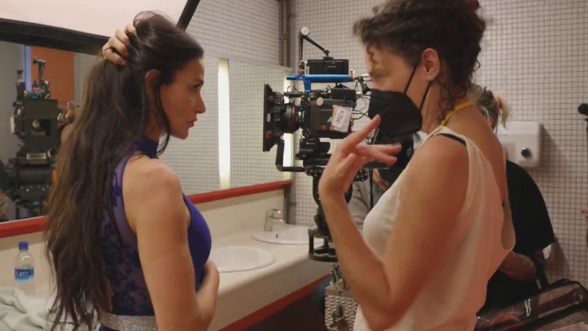How Demi Moore became Elisabeth Sparkle. As revealed by the mind behind THE SUBSTANCE, Coralie Fargeat. Watch the full featurette now →