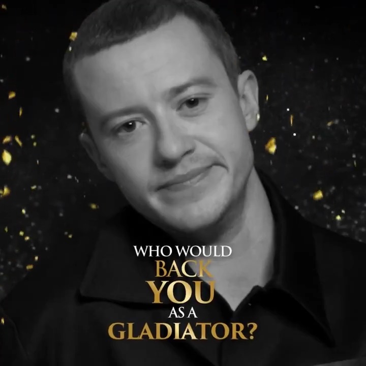 The answer is always going to be #PedroPascal. Watch #GladiatorII at home on Digital.