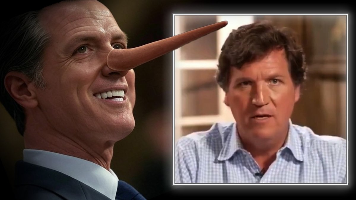 POWERFUL VIDEO: Tucker Carlson Exposes Why Gavin Newsom Is The Perfect Soulless Servant Of Satan » WATCH/SHARE THE LIVE X STREAM HERE: