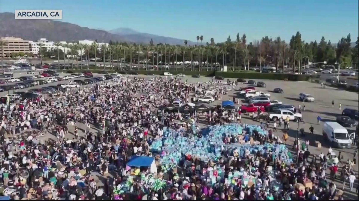 Community members and nonprofit groups are working to distribute essential supplies to those impacted by the fires across the Los Angeles area. Here's how you can help: