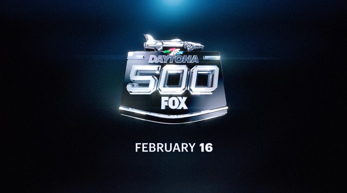 The 2025 Daytona 500. February 16 on FOX.