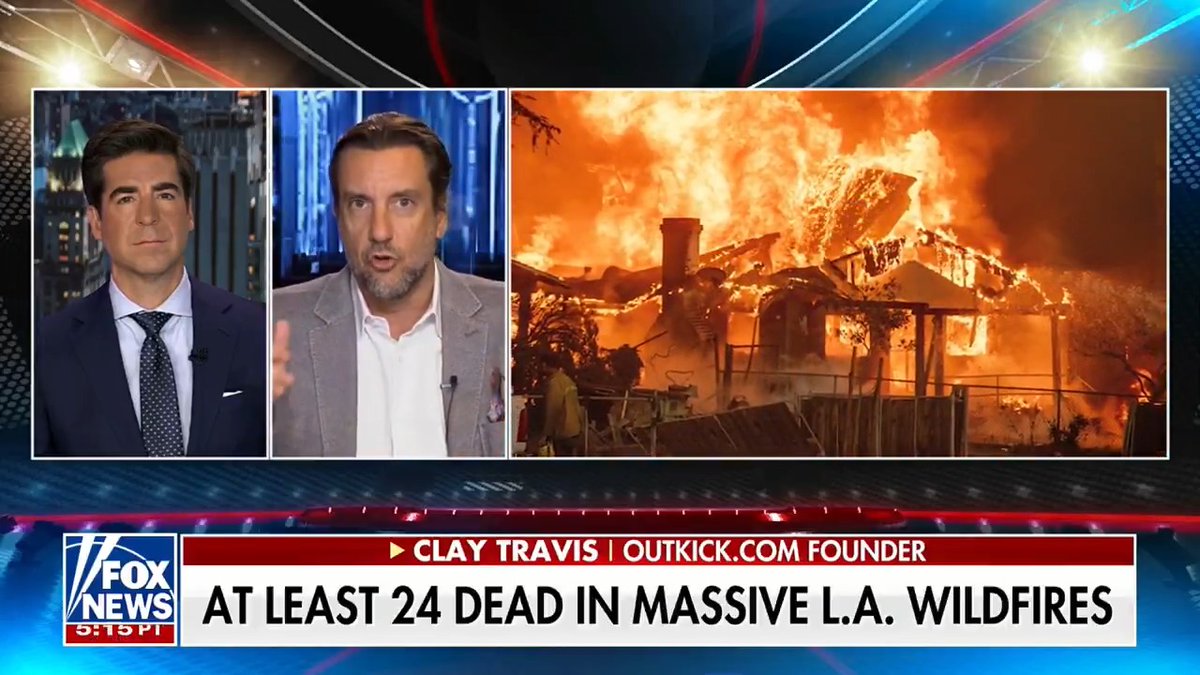 California’s government is now so incompetent they can’t even put out fires. And, stop, this isn’t because of climate change, it’s awful leadership and atrocious decisions. I discussed with Jesse Watters: