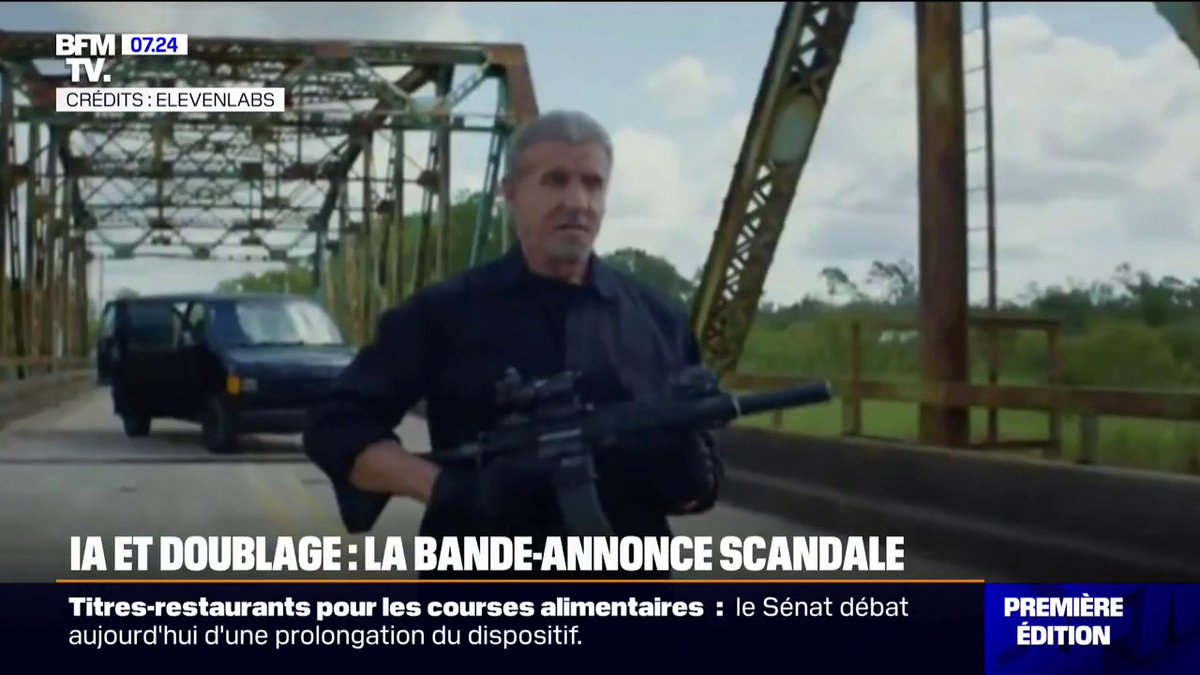 La voix française de Sylvester Stallone recréée par IA fait débat