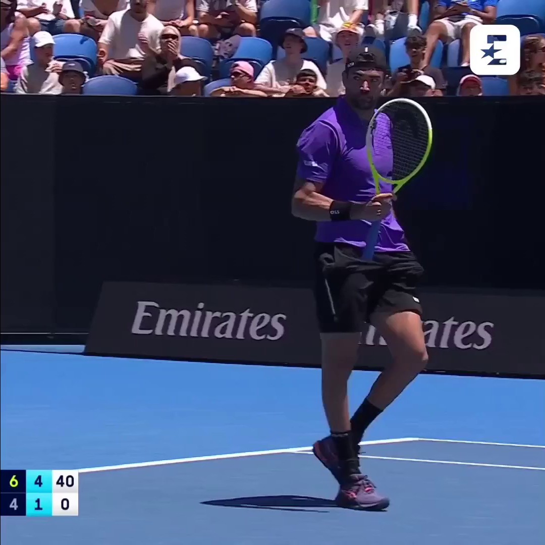 THE HAMMER NON A CASO ⚒️🇮🇹 Il doppio game perfetto di Matteo Berrettini contro Norrie: 8 ace in appena due minuti 🤯🤯🤯 #EurosportTENNIS #AusOpen #AO2025 #Tennis #AustralianOpen #Berrettini #Norrie