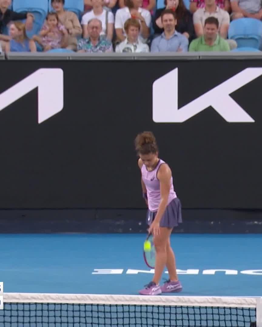 Five feet of fury! No.4 seed Jasmine Paolini powers into the second round, defeating Wei 6-0 6-4. Wide World of Sports • ESPN • @eurosport • WOWOWテニス • #AusOpen • #AO2025
