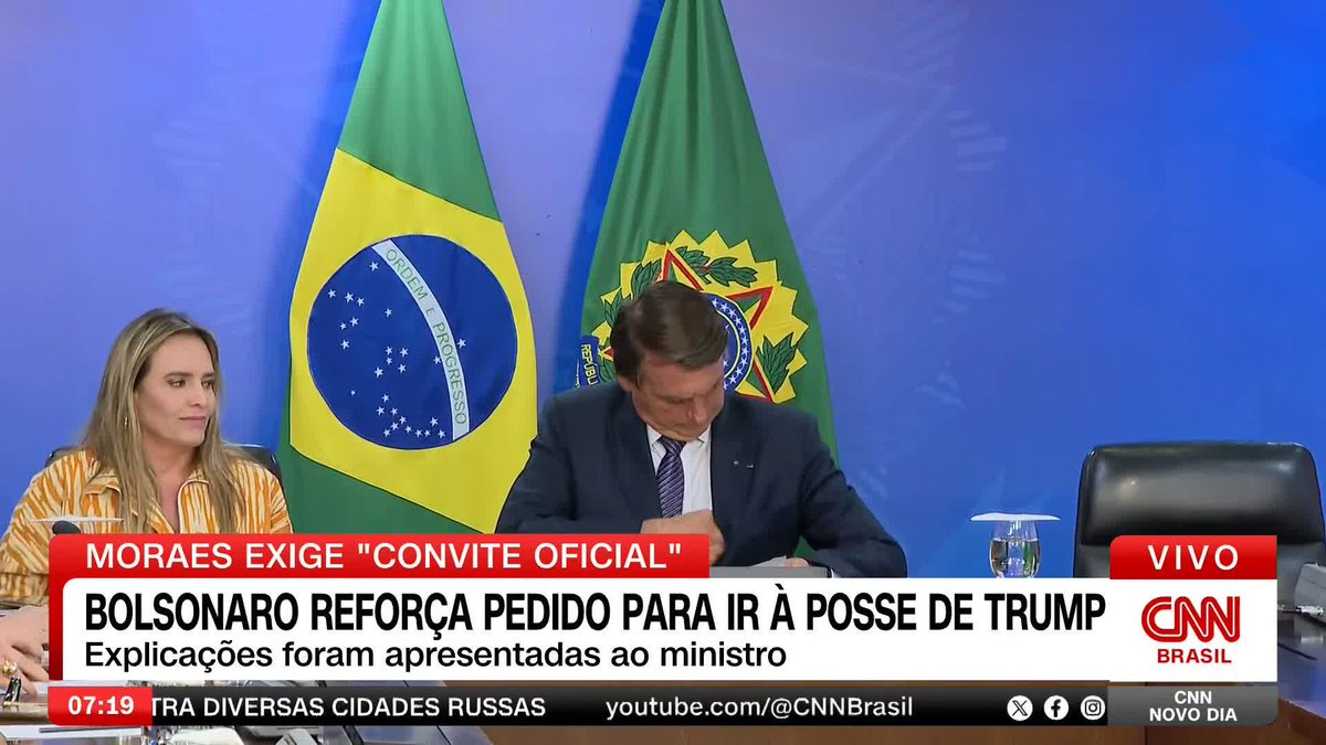 Enquanto o ex-presidente Jair Bolsonaro (PL) tenta viajar para a posse de Donald Trump, quem não deve ir aos Estados Unidos para o evento é o presidente Luiz Inácio Lula da Silva (PT). Confira quem são as pessoas que podem ir à posse de Trump.#CNNNovoDia