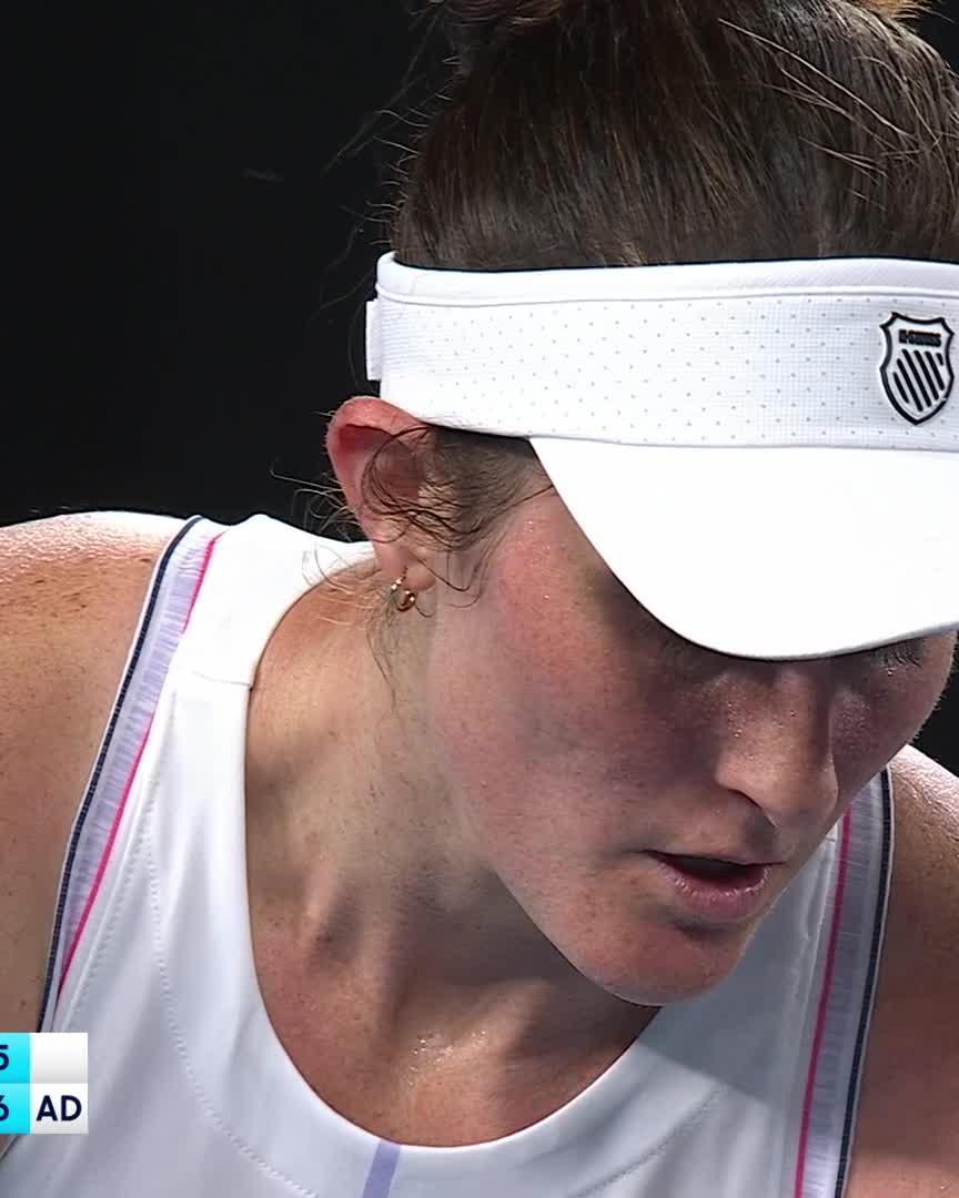 Through in three! Katie Boulter overcomes the superb Rebecca Marino 6-4 3-6 7-5 Wide World of Sports • ESPN • @eurosport • WOWOWテニス • #AusOpen • #AO2025
