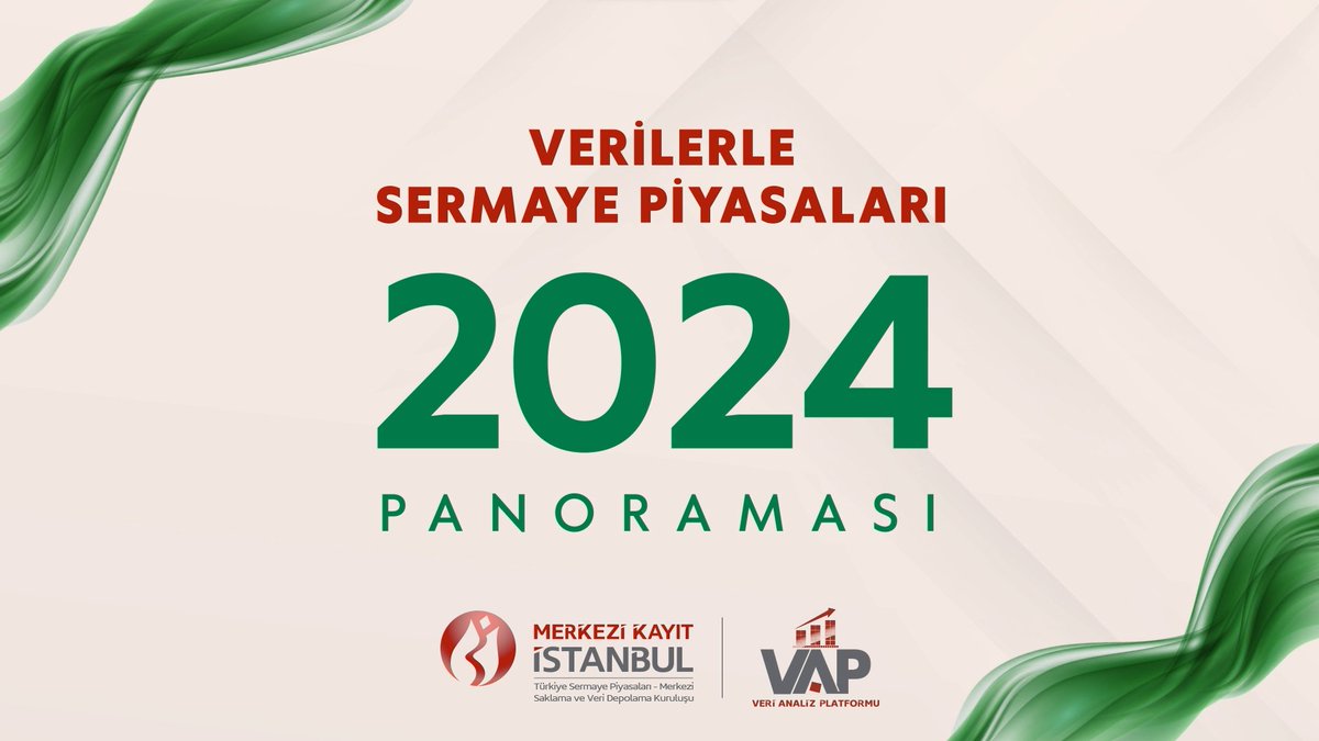 Sermaye piyasalarımızın 2024 yılı verilerini sizler için derledik. Detaylı analizler için: - #MKK #BIST #VAP #KAP #2024Panoraması