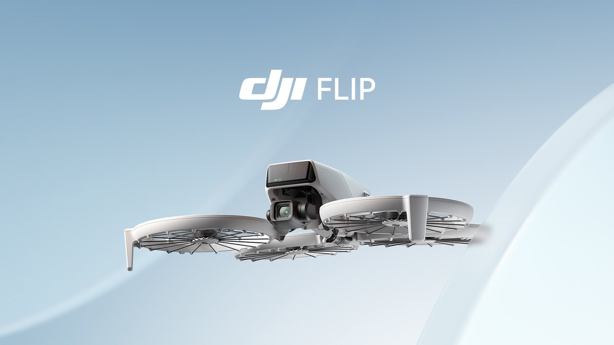 Meet DJI Flip, the all-in-one vlog camera drone! It captures distant landscapes and close-up portraits with exceptional imaging. Palm takeoff and upgraded AI Subject Tracking simplify moment capturing. Learn more 👉 #DJIFlip #VlogDrone #CameraDrone